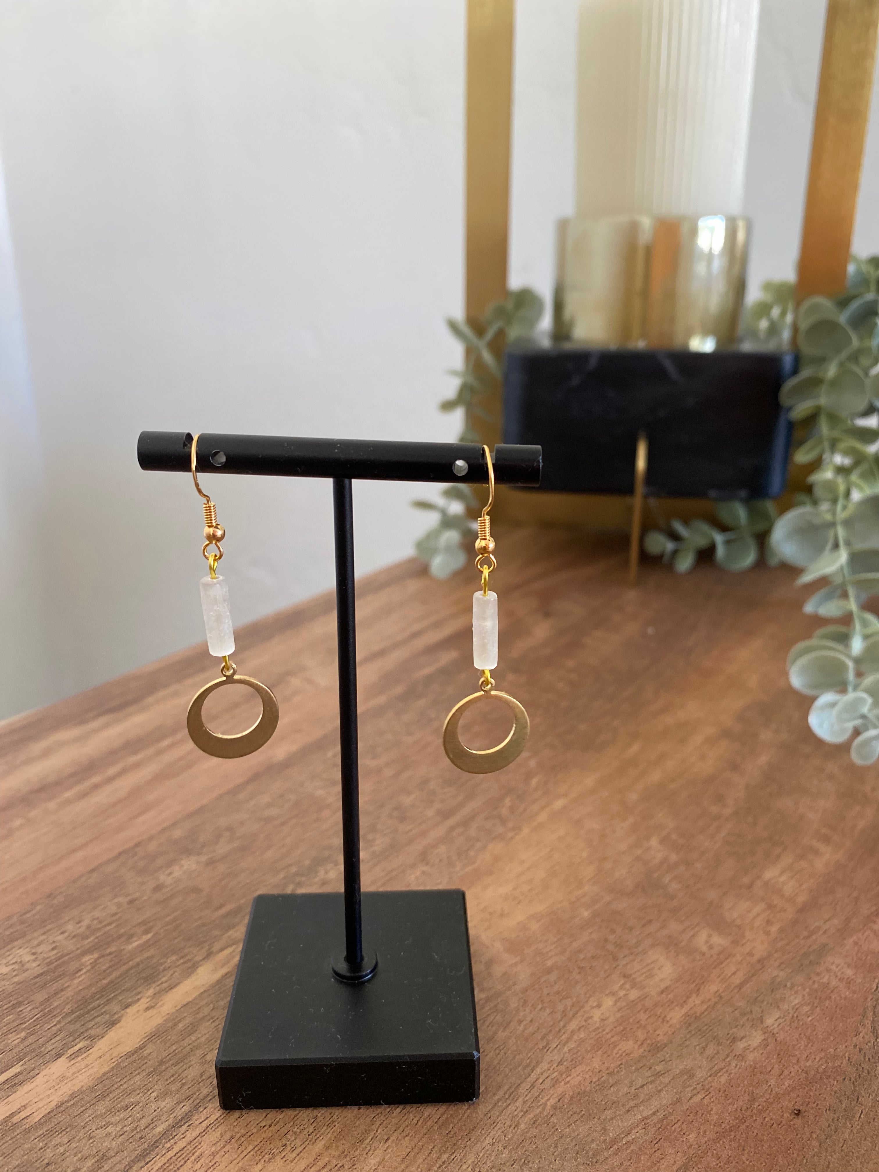 Selenite Mimi Earrings